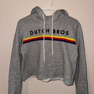 Dutch Bros Heather Gray Hoodie